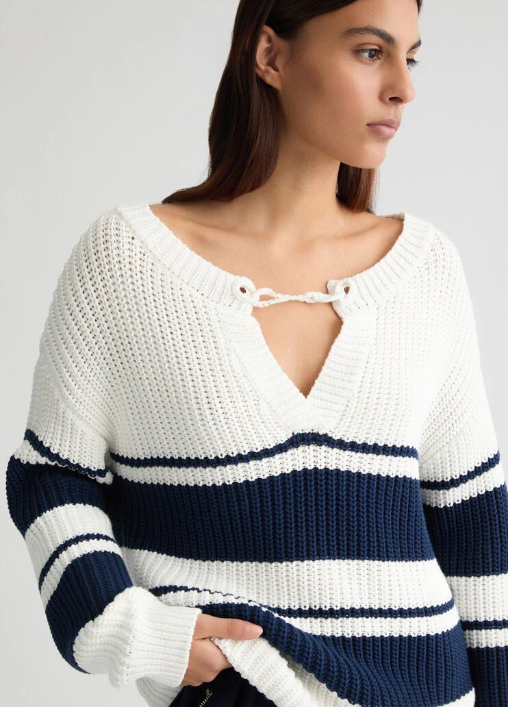 Striped pullover