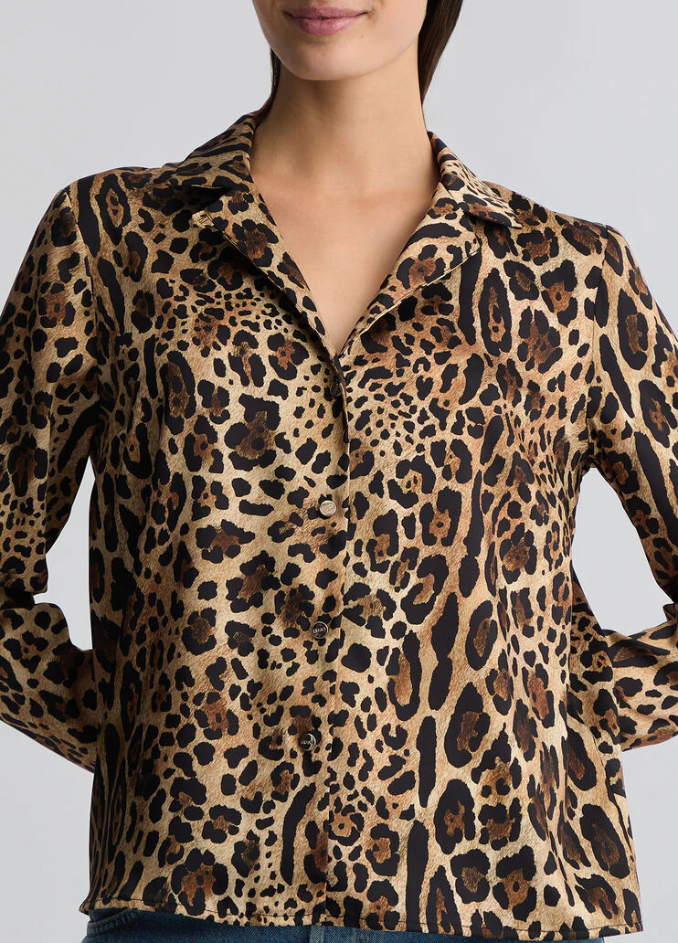 Animal-print shirt