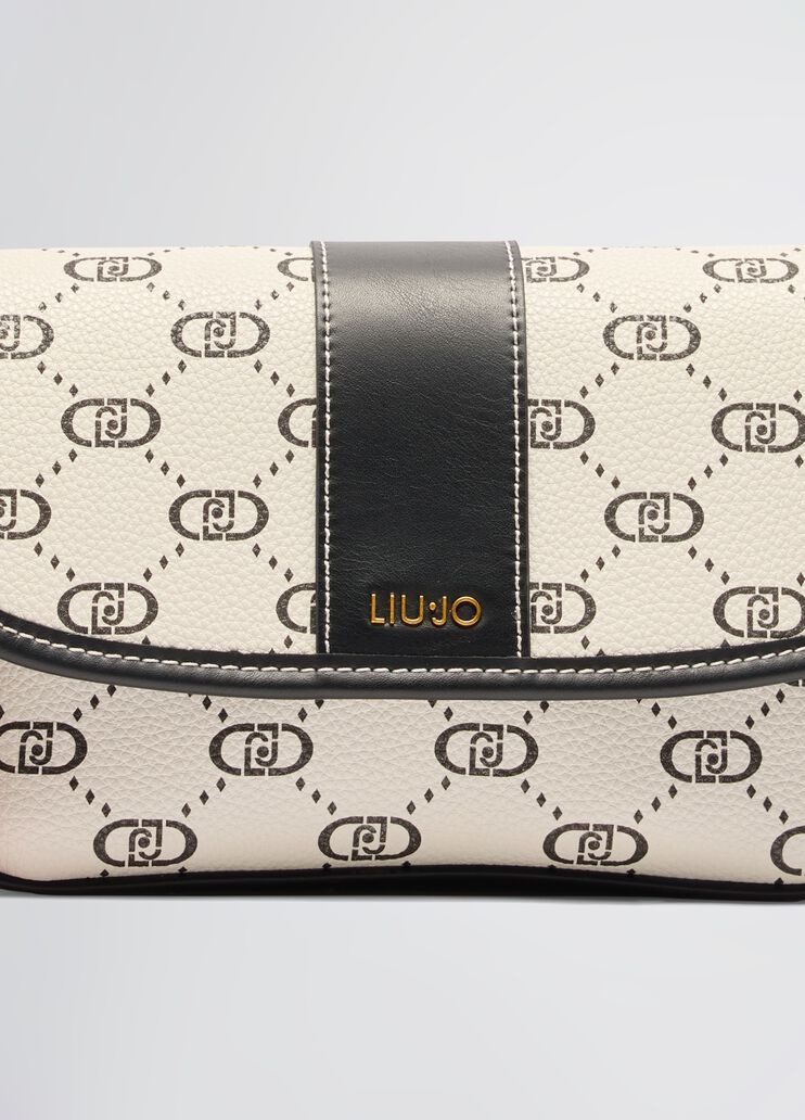 Shoulder bag with foulard