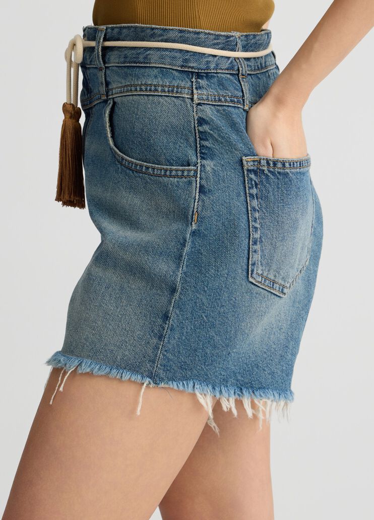 Denim shorts