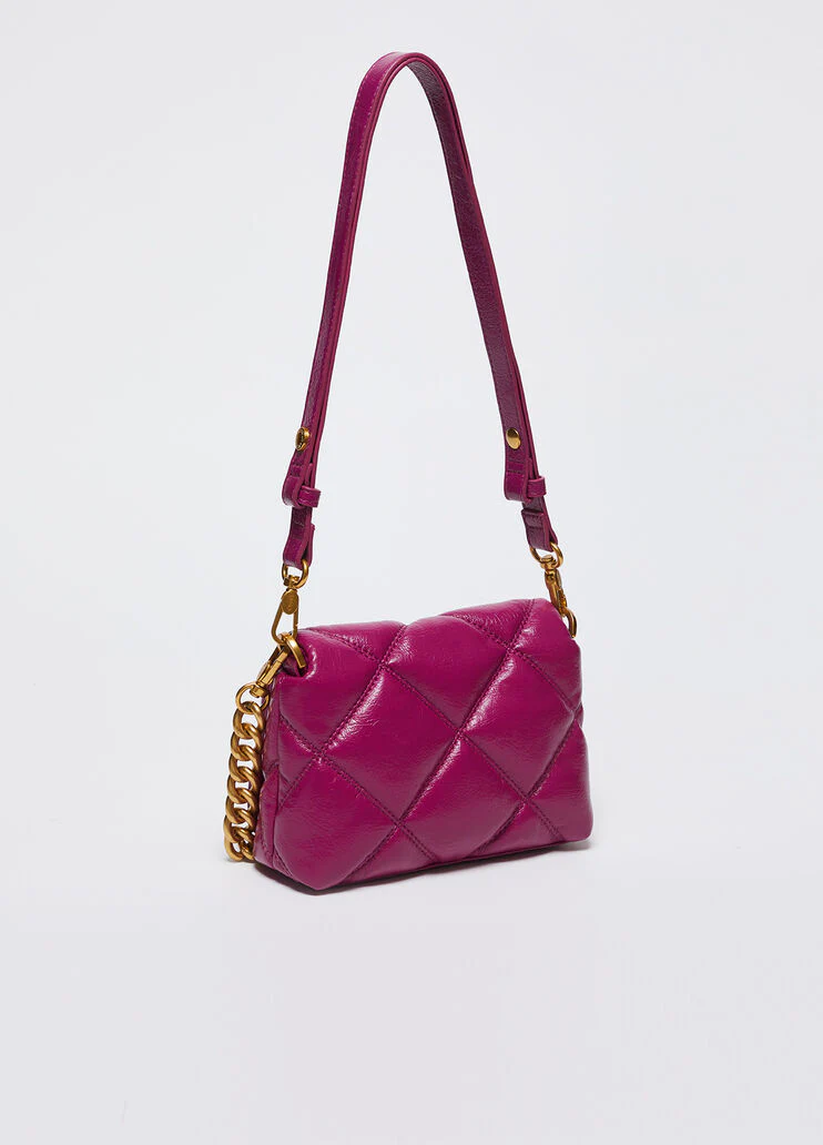 Small matelassé LaPuffy bag