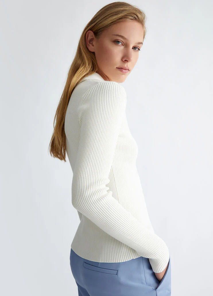 Ribbed jumper