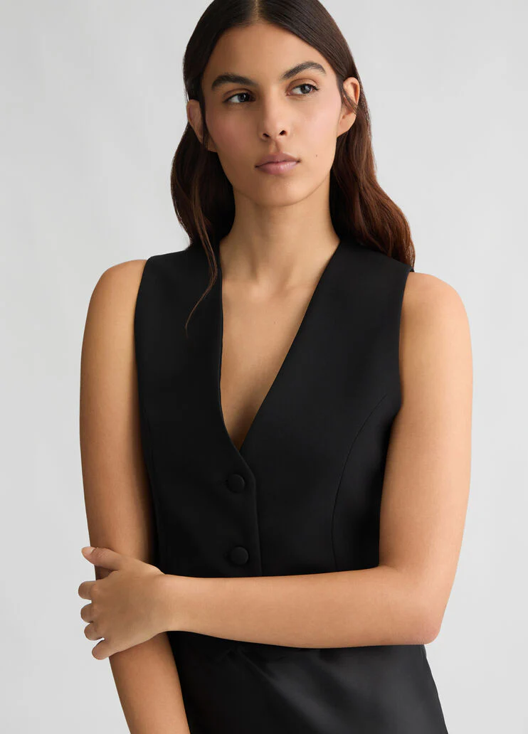 Long dress with waistcoat