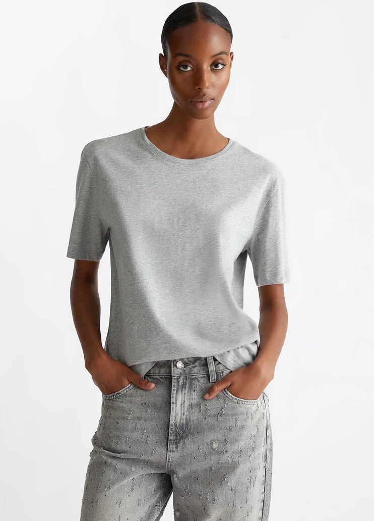 Oversized jersey T-shirt