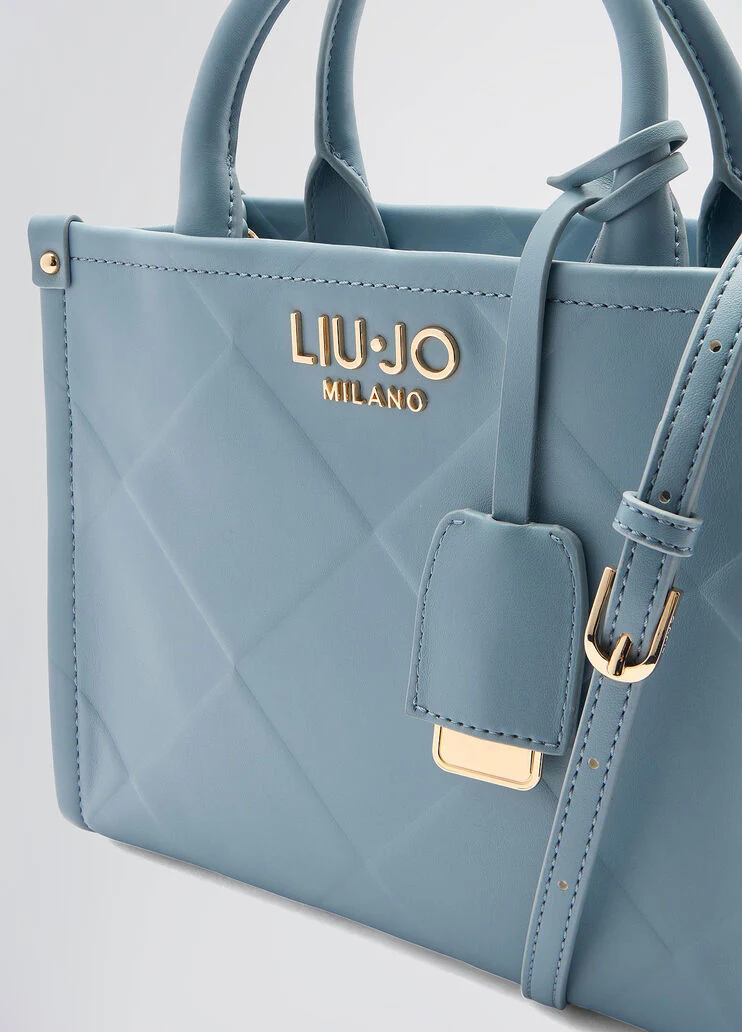 Light blue shopping bag