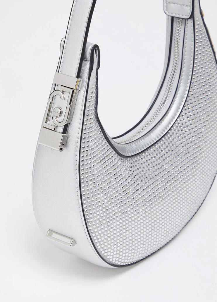 Handbag with gemstones