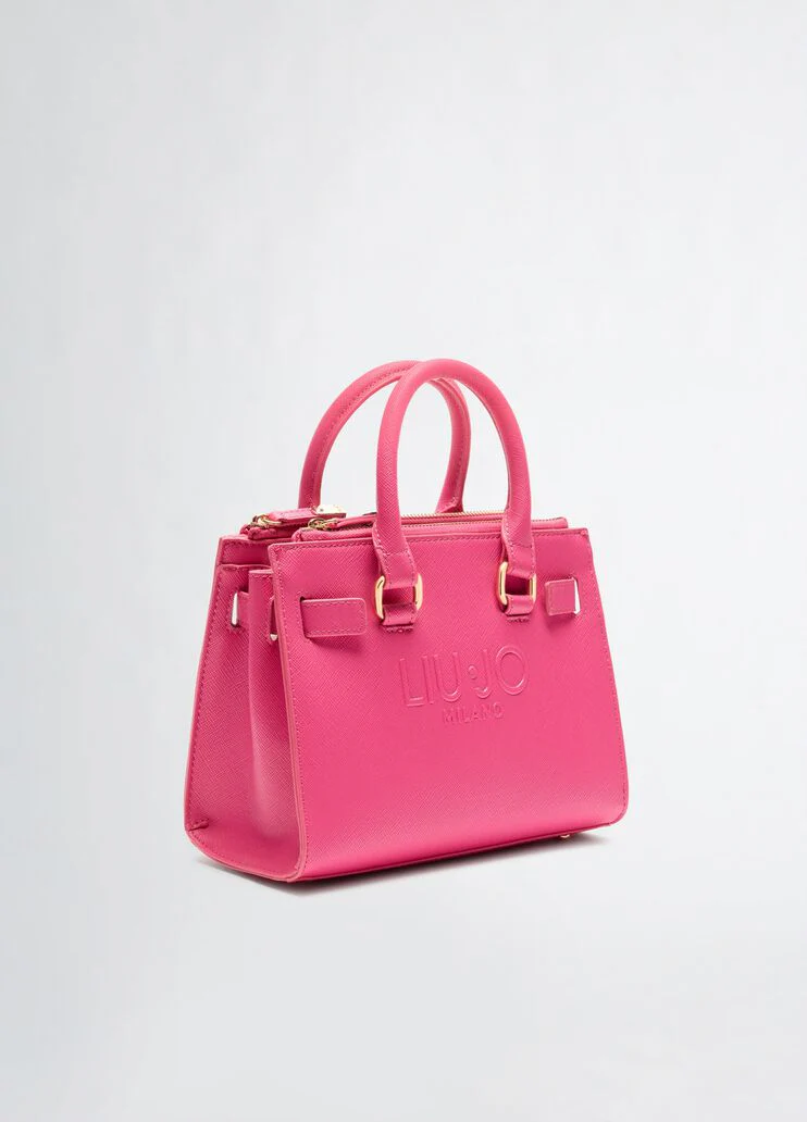 Bright pink handbag