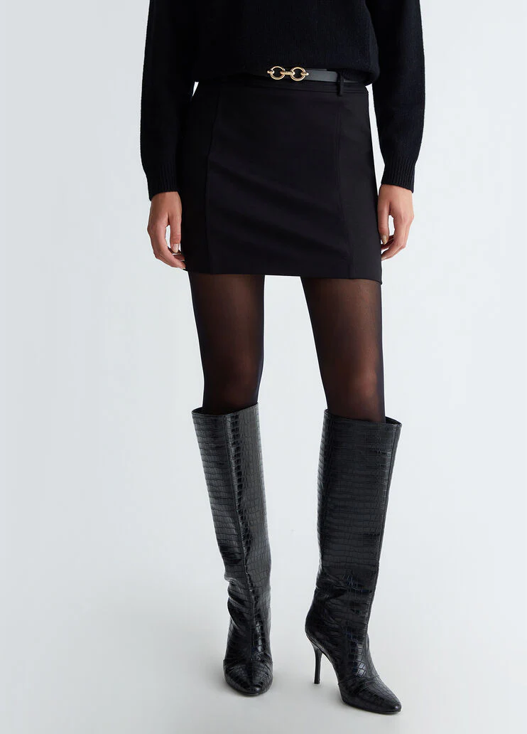 Stretch miniskirt