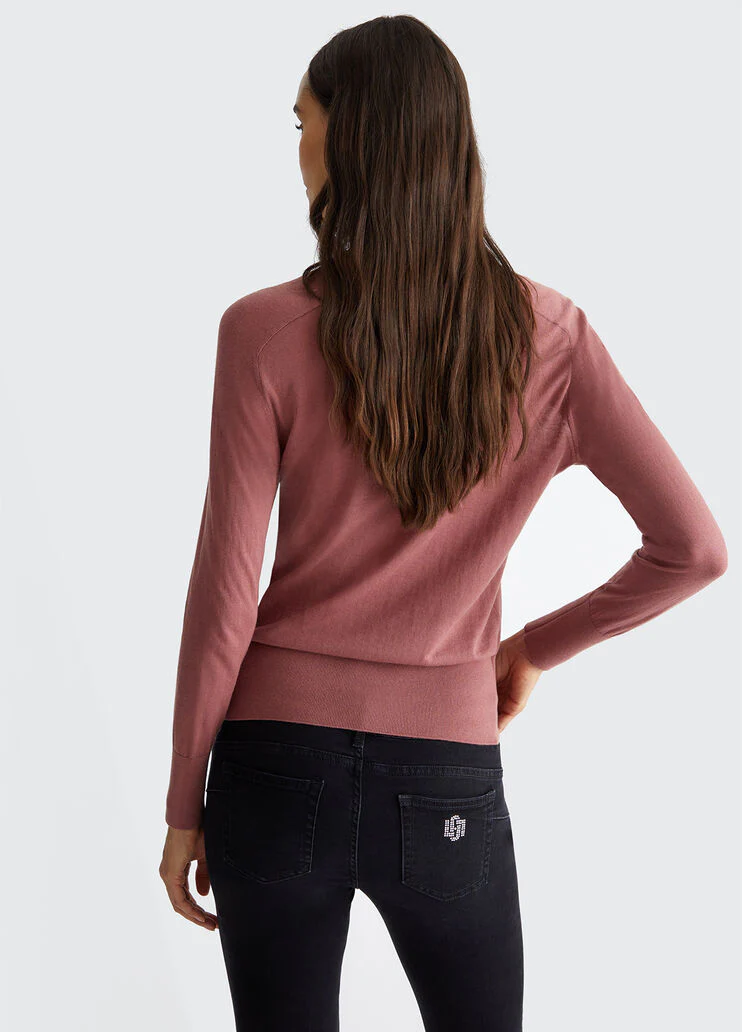 Cotton and cashmere sweater