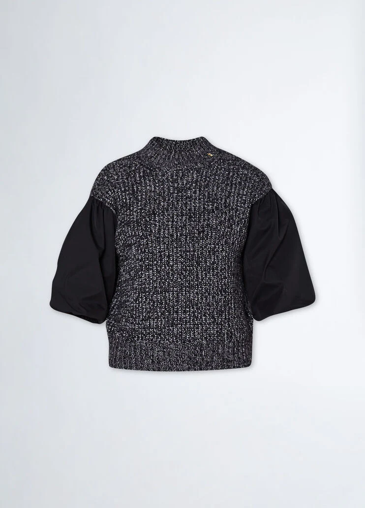 Wool and lurex sweater