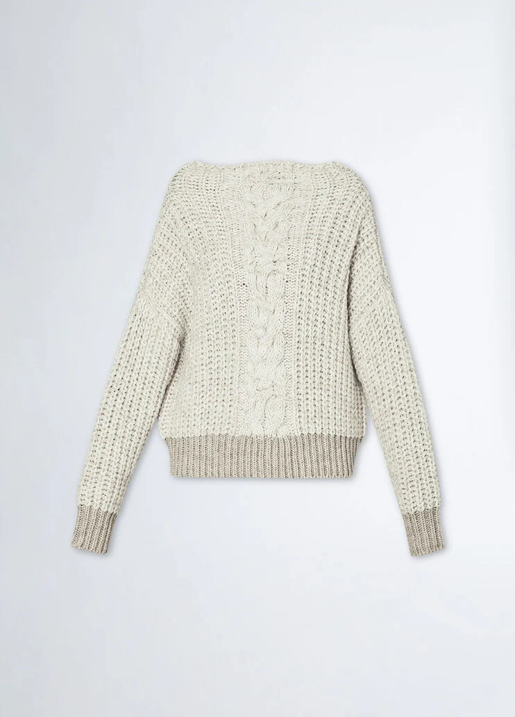 Wool and alpaca blend sweater