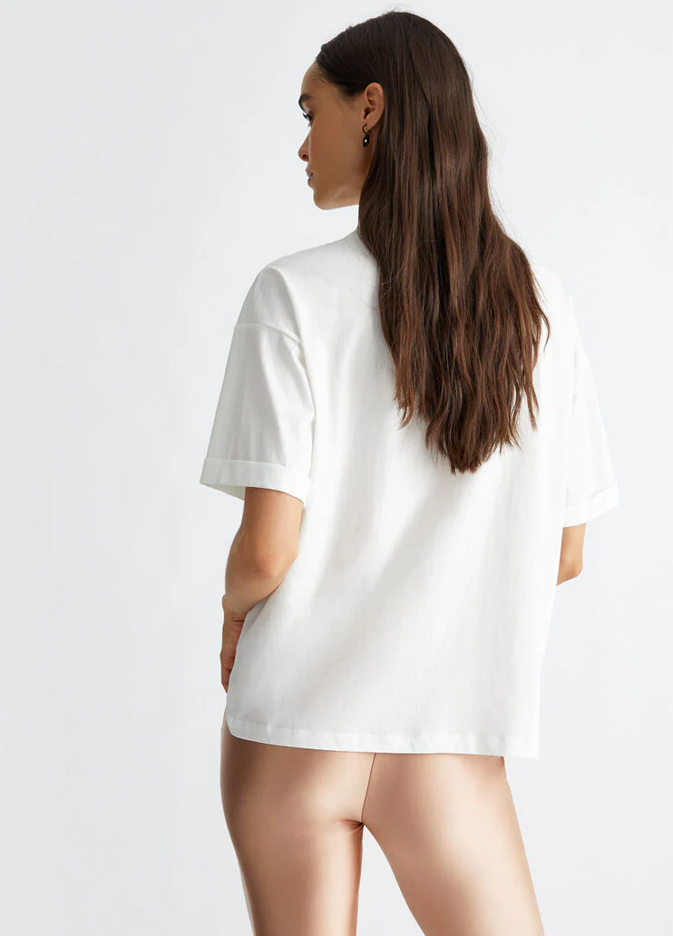 Oversized jersey T-shirt