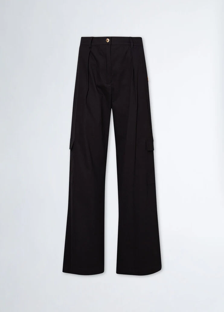 Cotton cargo trousers