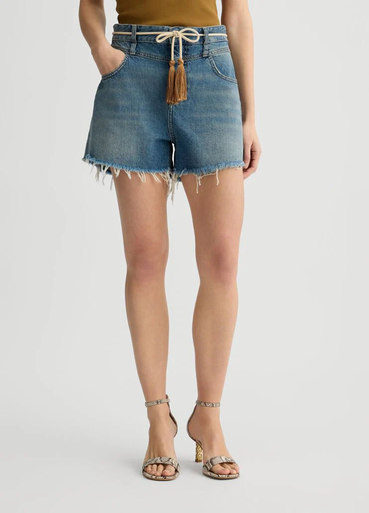 Denim shorts