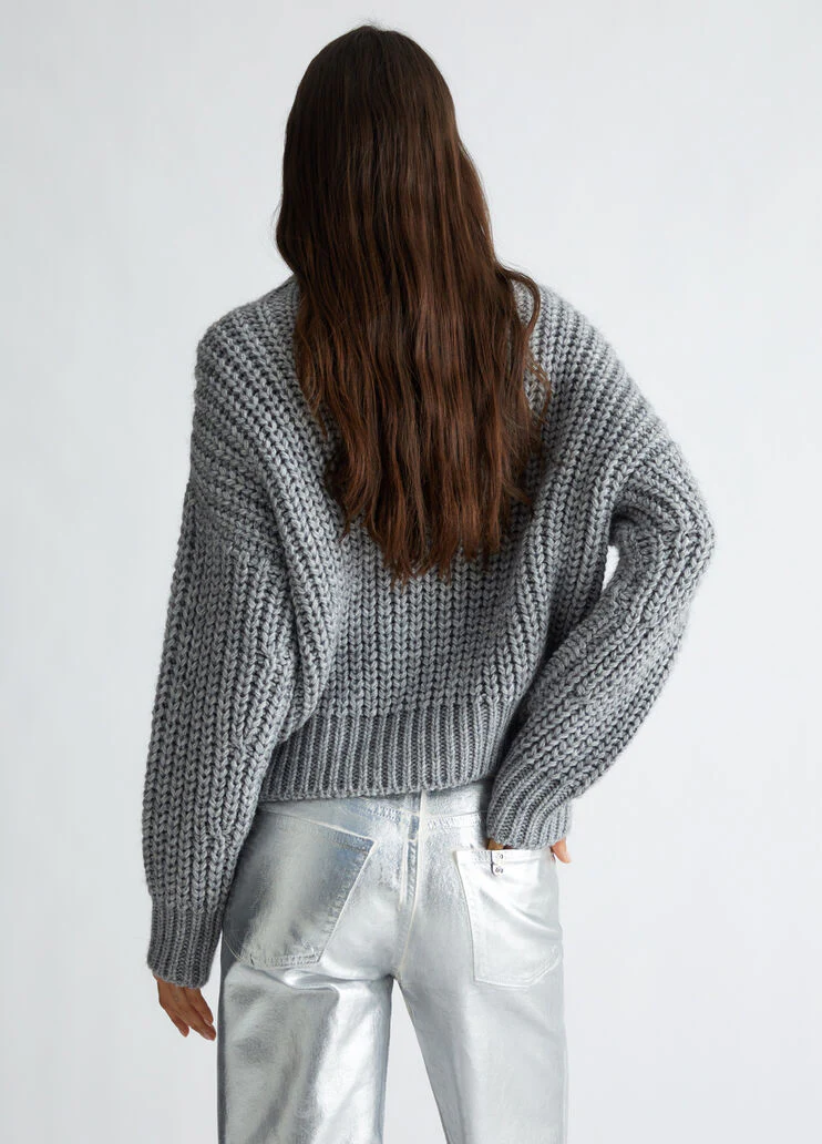 Wool and alpaca blend sweater