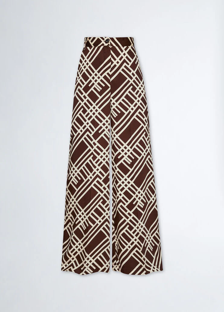 Palazzo suit trousers