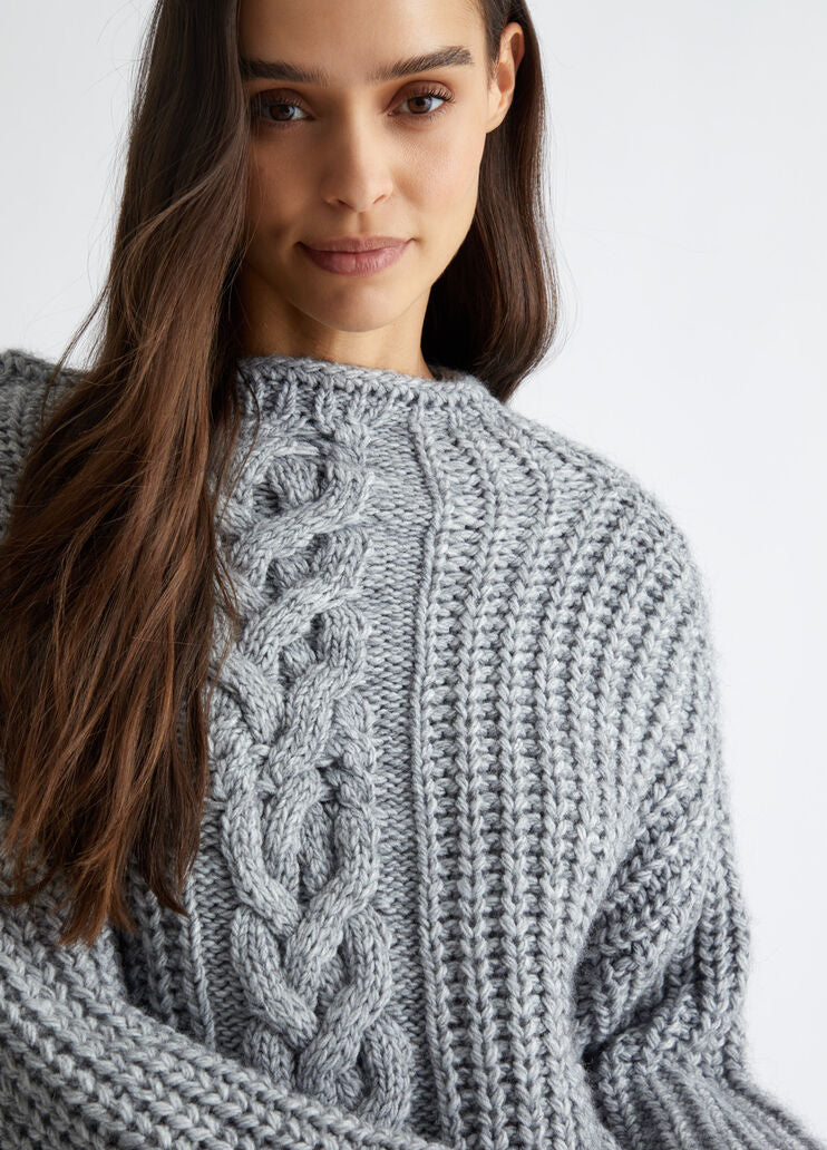 Wool and alpaca blend sweater