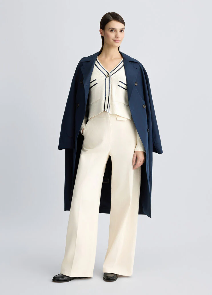 White cardigan with sequins