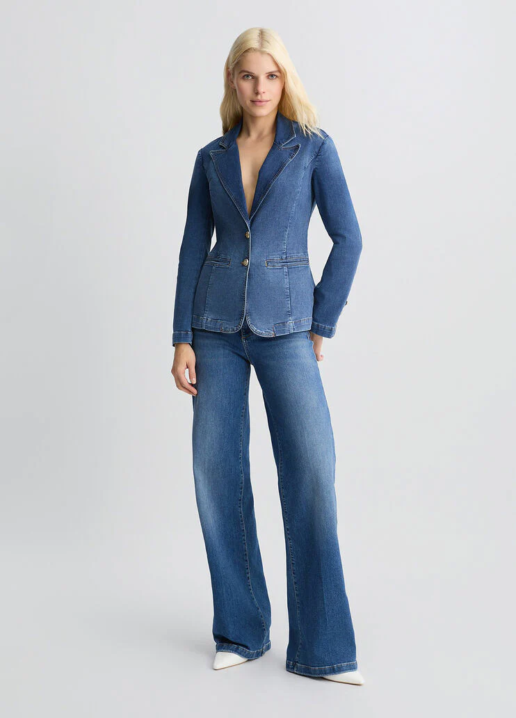 Denim blazer