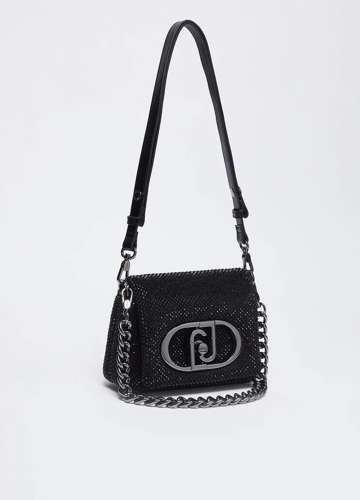 Small LaPuffy bag with rhinestones