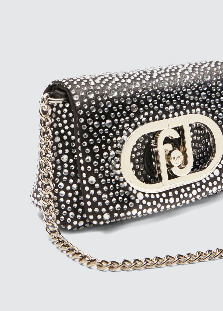 Mini LaPuffy bag with rhinestones