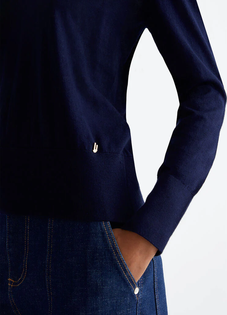 Cotton and cashmere sweater