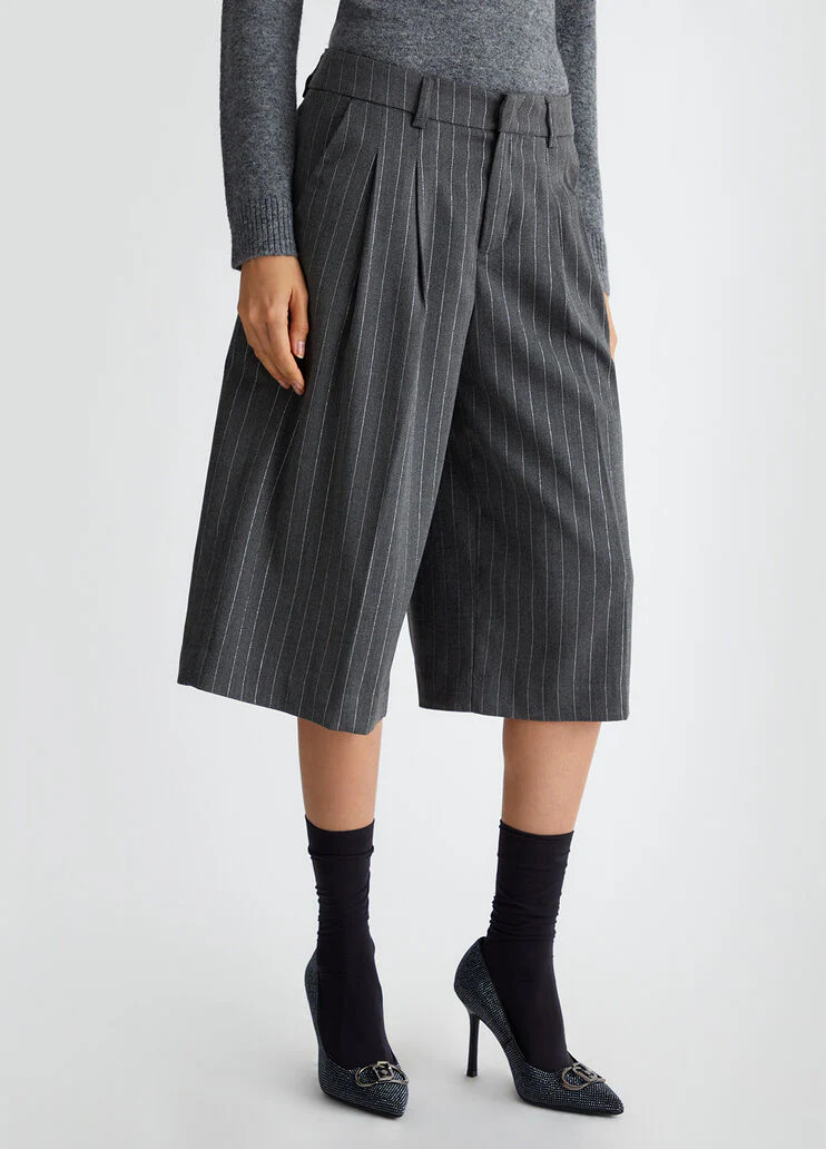 Pinstripe culottes