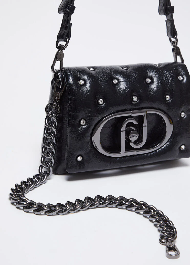 LaPuffy small bag with rhinestones