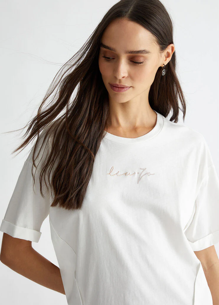 Oversized jersey T-shirt