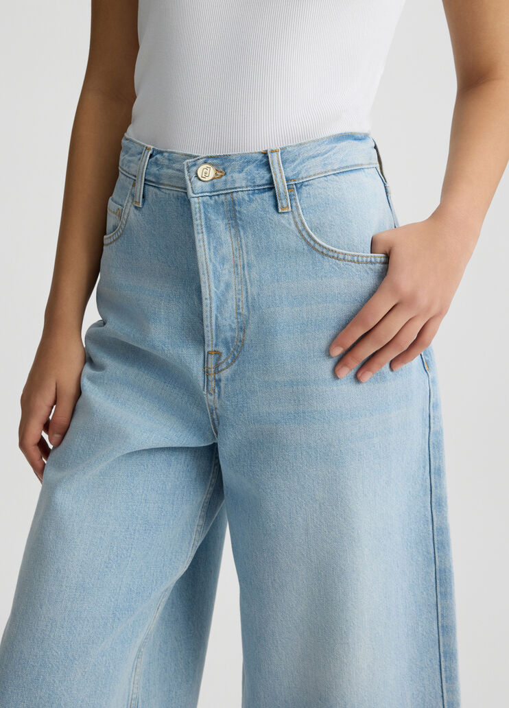 Denim Bermuda shorts