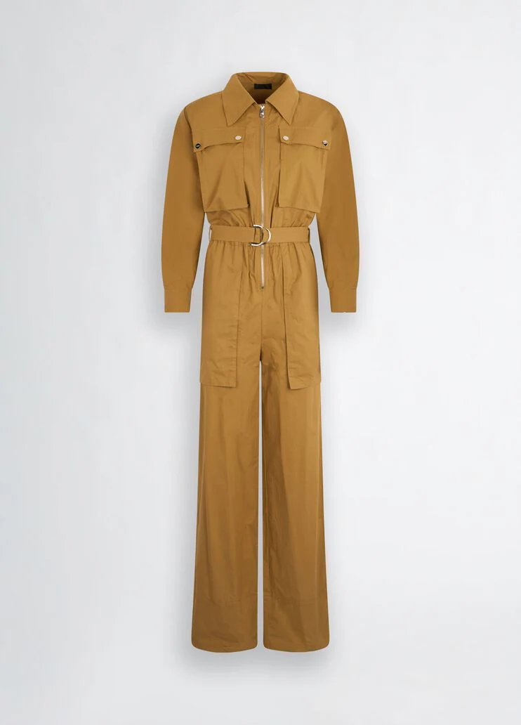 Mustard yellow worker jumpsuit