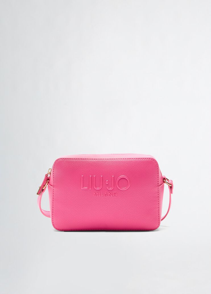 Bright pink crossbody bag