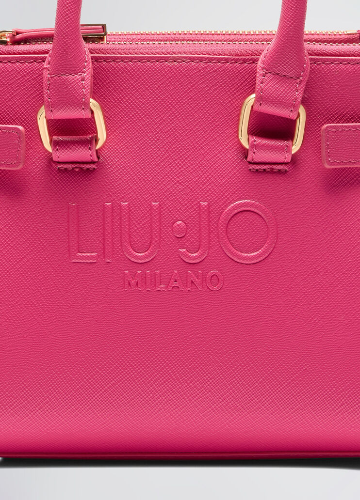 Bright pink handbag