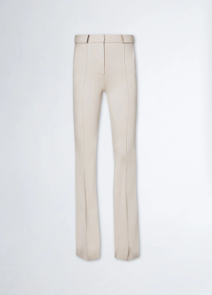 Flare stretch trousers