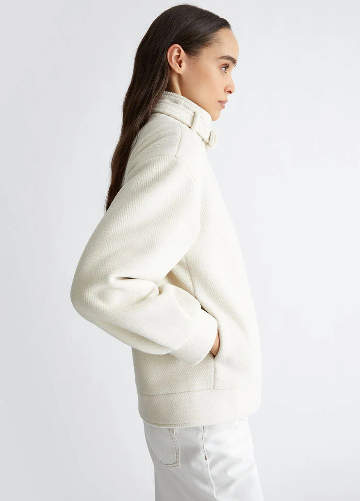 Chevron lurex jacket