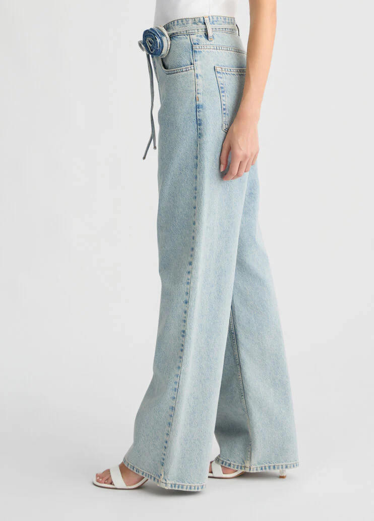 Baggy cotton jeans