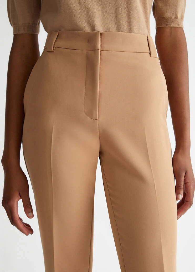 Flare stretch trousers