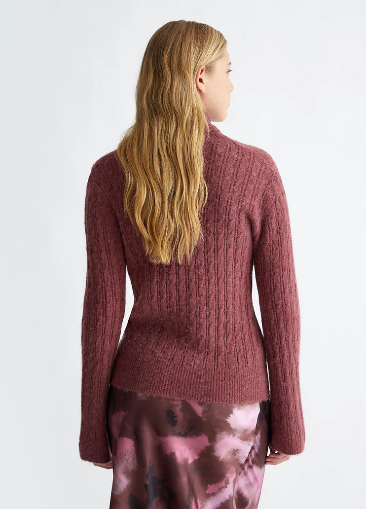 Alpaca blend turtleneck
