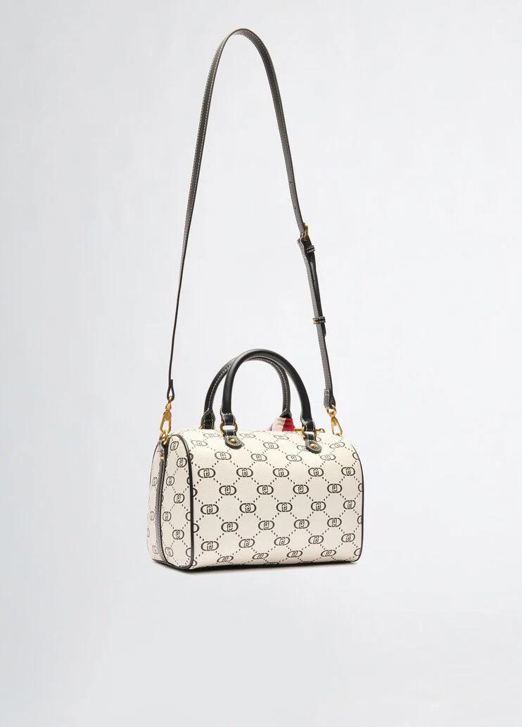 Monogram bag with foulard