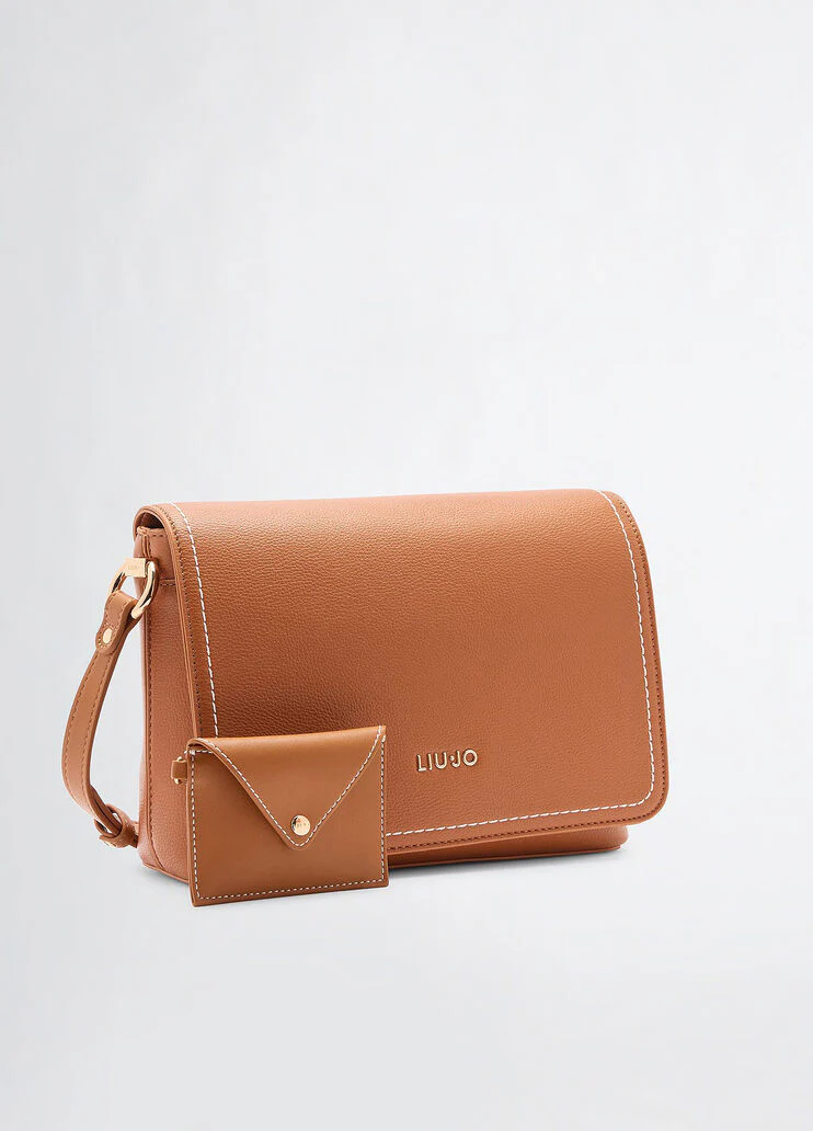 Crossbody bag with clutch bag