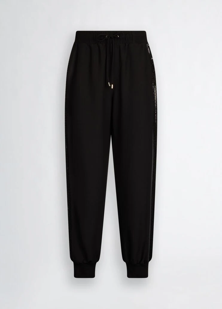 Joggers with sequins