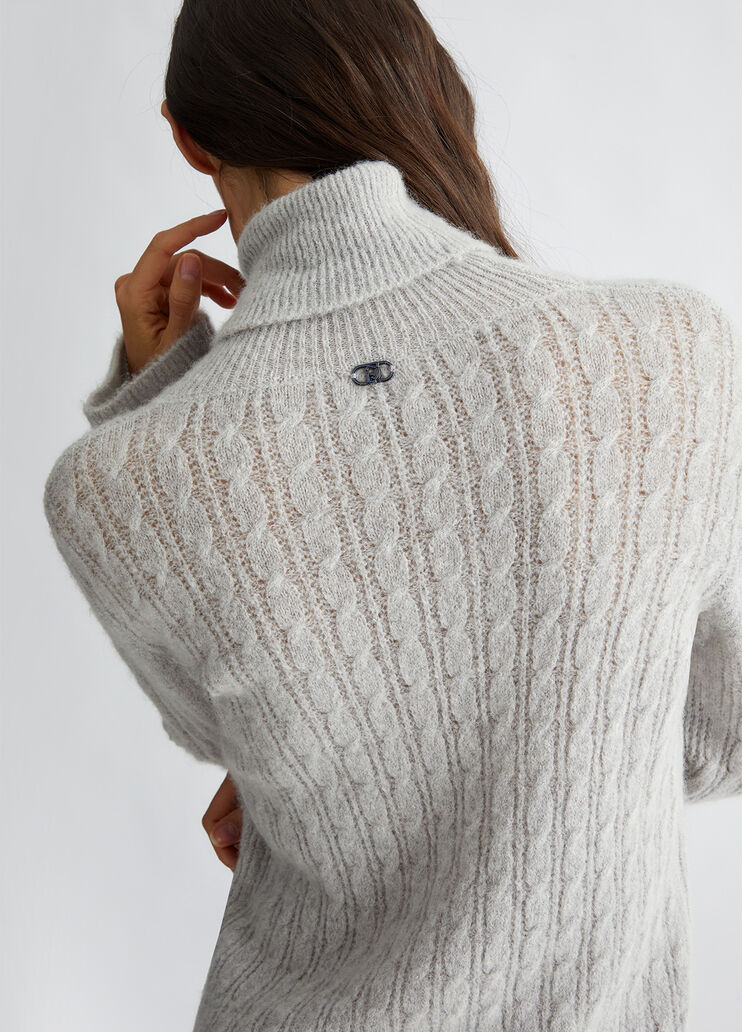 Alpaca blend turtleneck