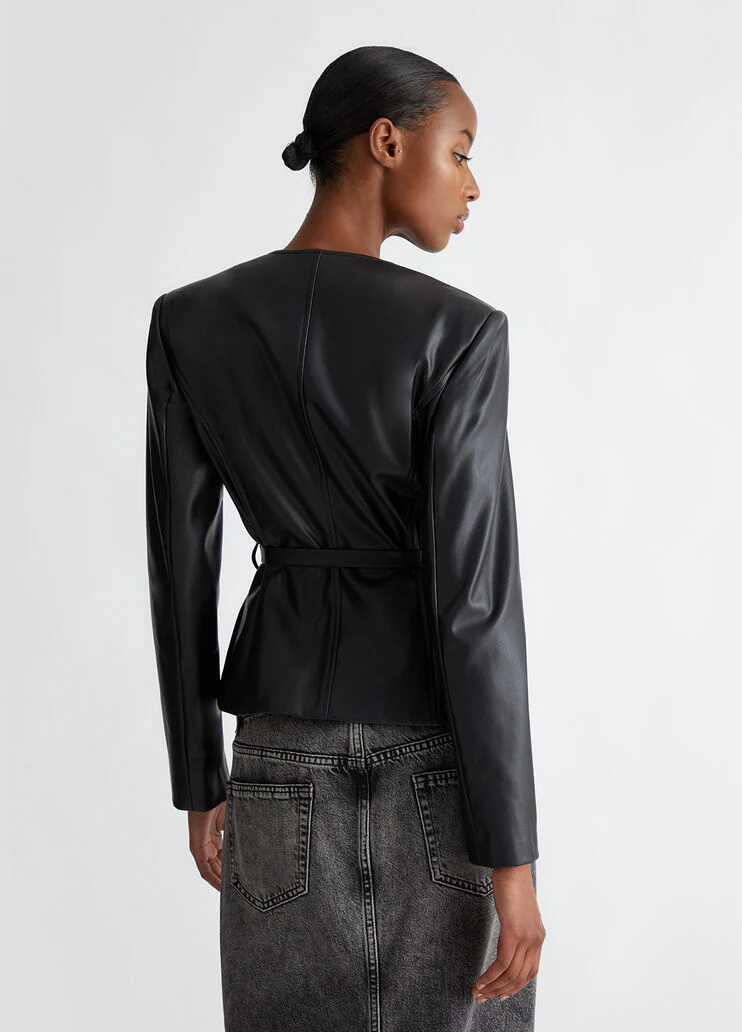 Coated fabric jacket