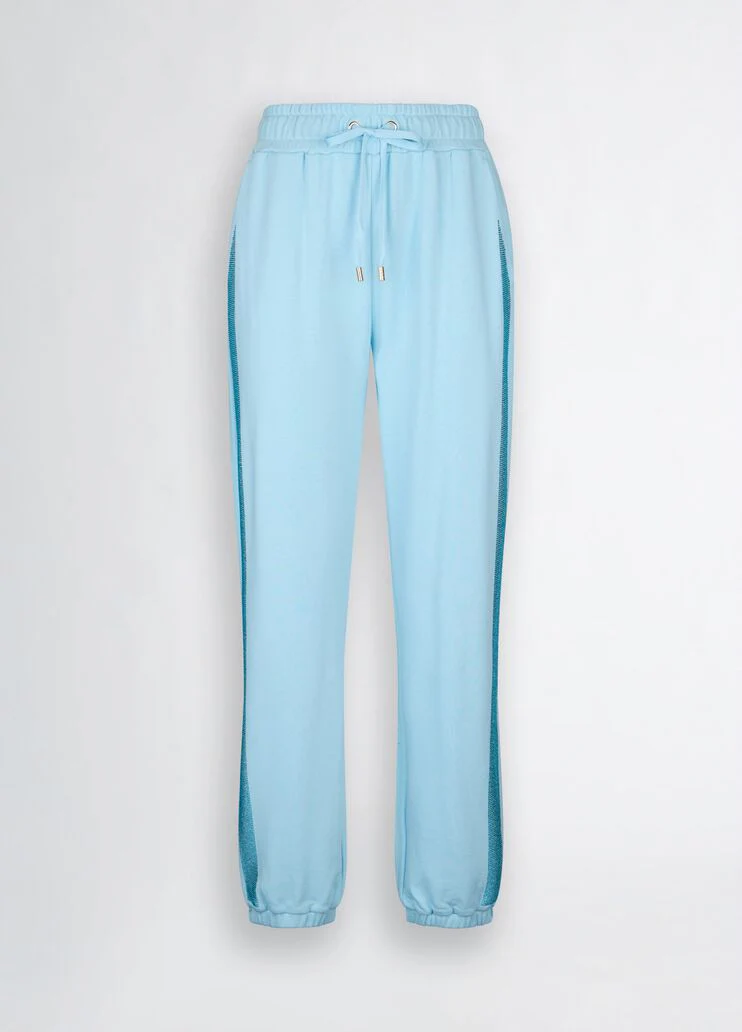 Light blue fleecegging bottoms