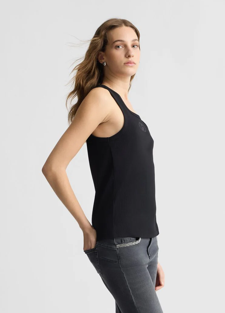 Cotton top with logo