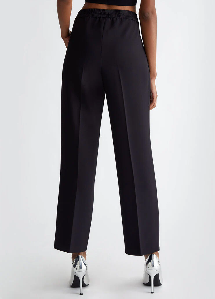 Stretch crepe trousers