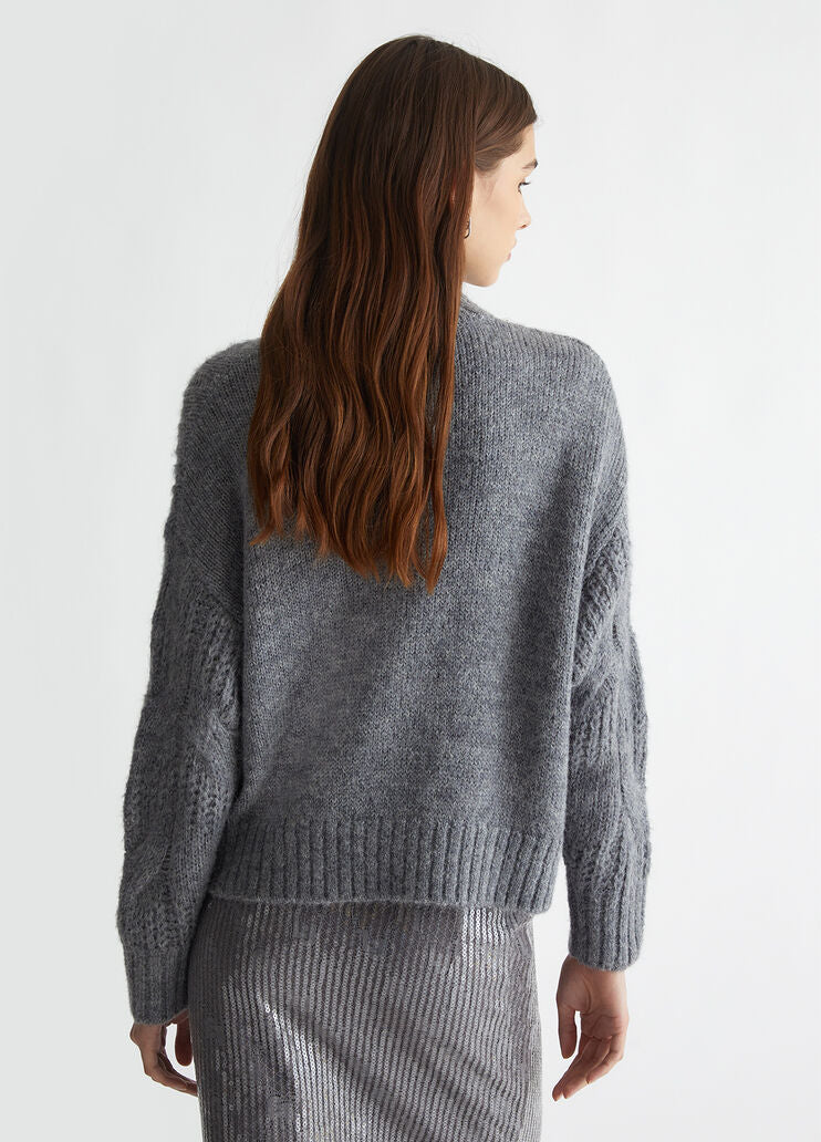 Turtleneck with sequins