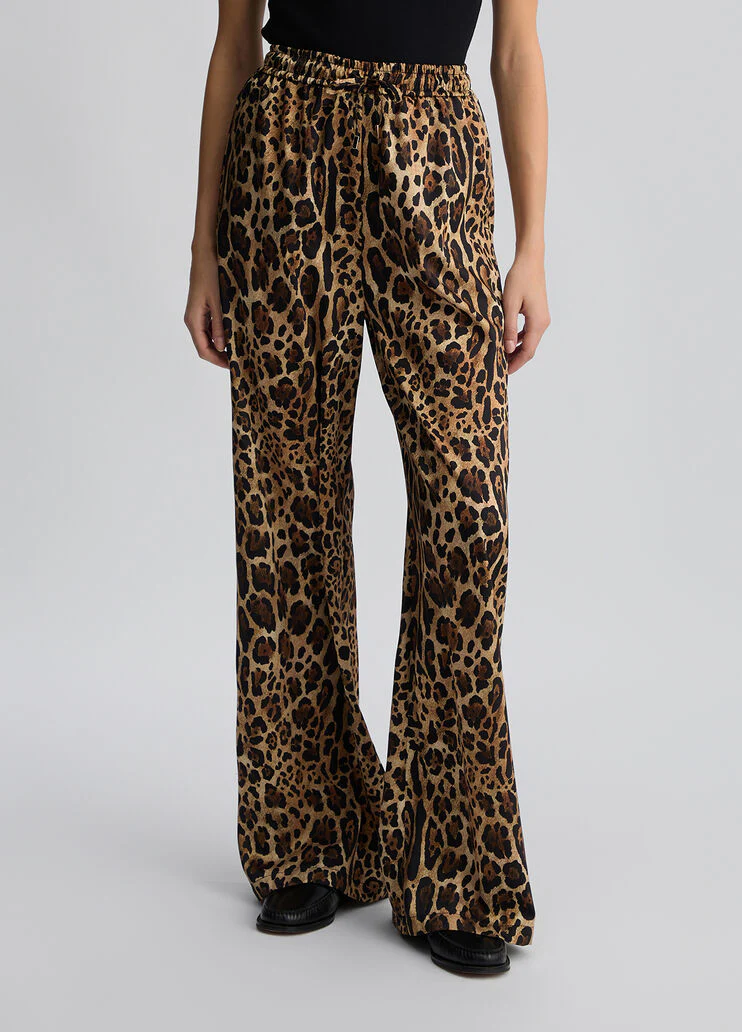Animal print trousers