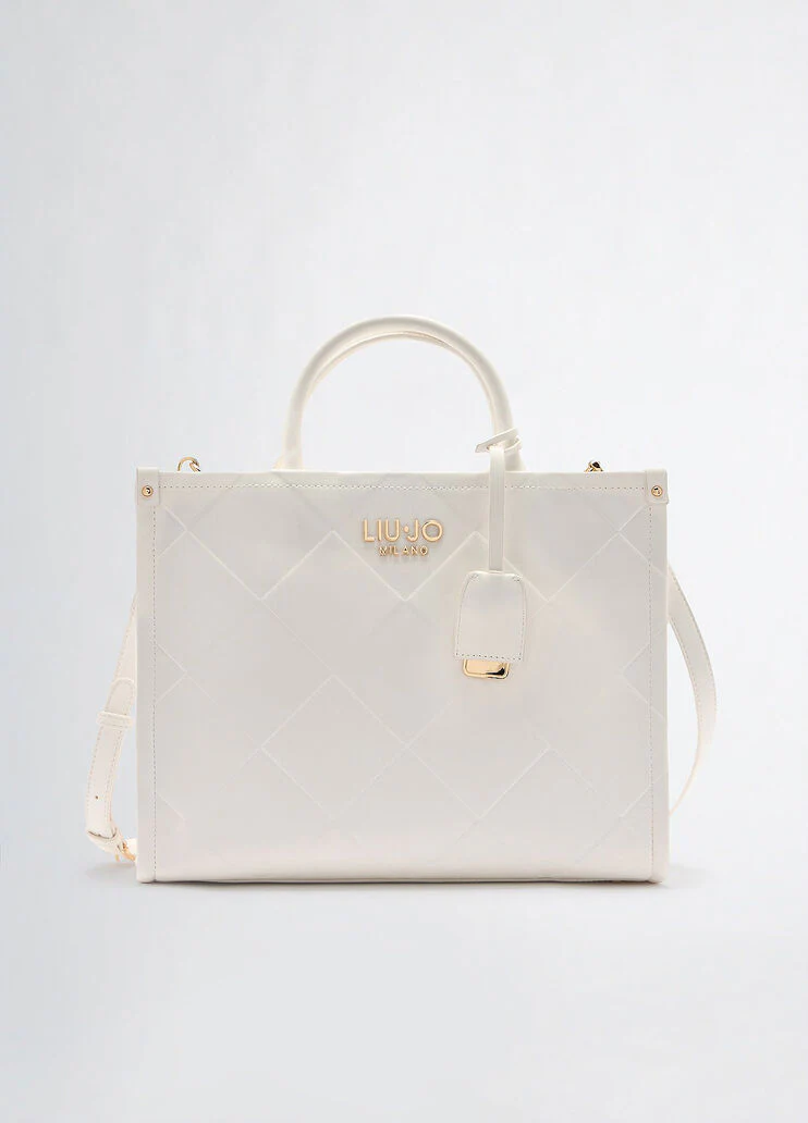 Diamond-design handbag