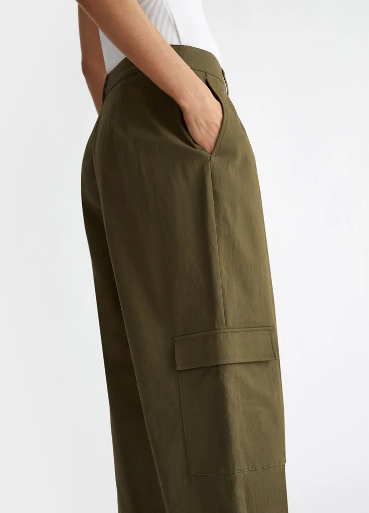 Cotton cargo trousers